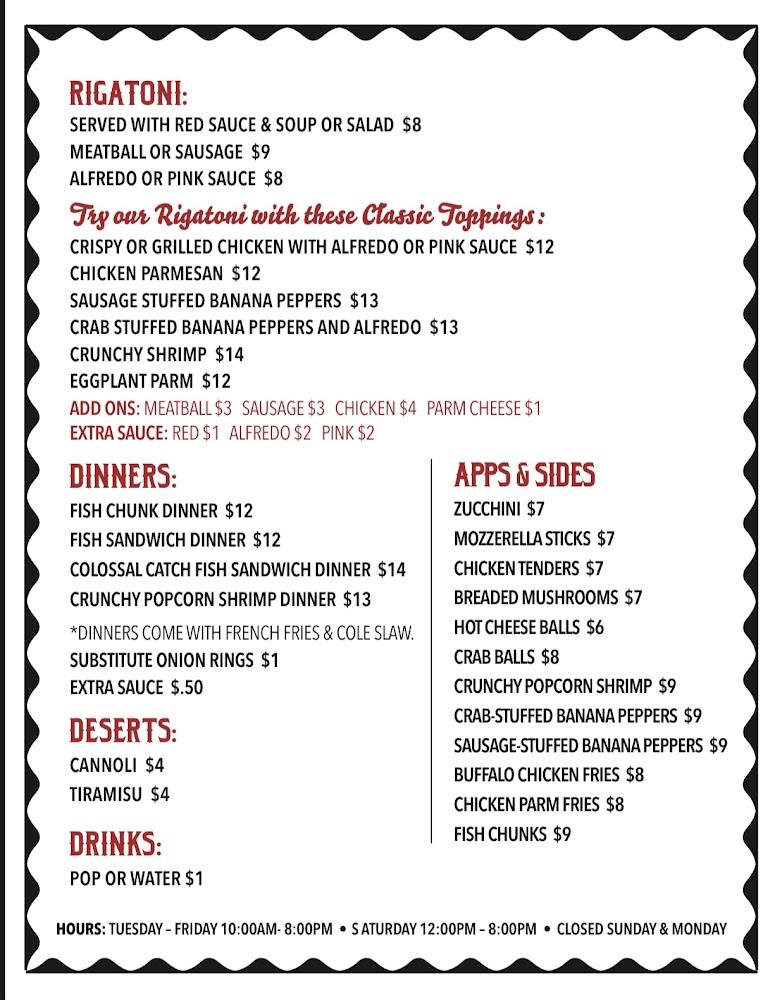 Josephine's Menu image 2